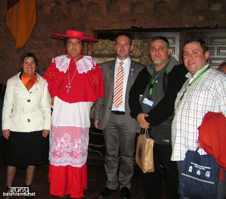 Cena Medieval - En el centro, el alcalde de Sigüenza, D. Francisco Domingo Calvo.