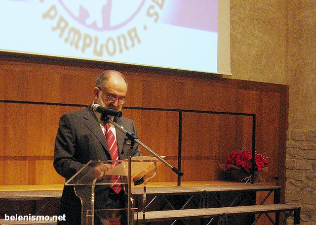 Un momento de la intervención de José Mª Valgañón, presidente de la ABP.