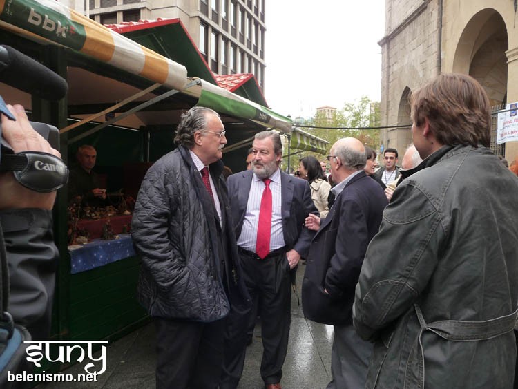 El Alcalde de Bilbao, Iñaki Azkuna, en el acto de inauguración.