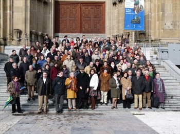 Foto oficial de los asistentes al Encuentro (foto: A.B. Álava).