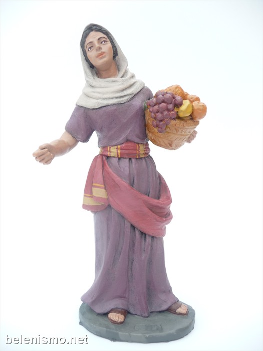 Pastora con cesto fruta nº 5