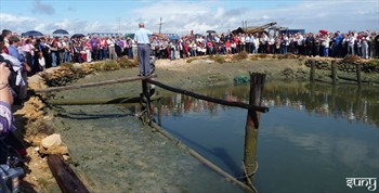 "Despesque" en la salina San Vicente