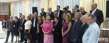 Foto de grupo de los Presidentes de Asociaciones Federadas