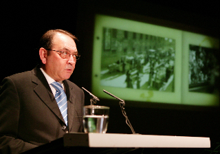 Jorge Ribera Francés, durante la lectura del pregón