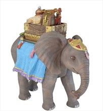 Elefante bebé con regalos